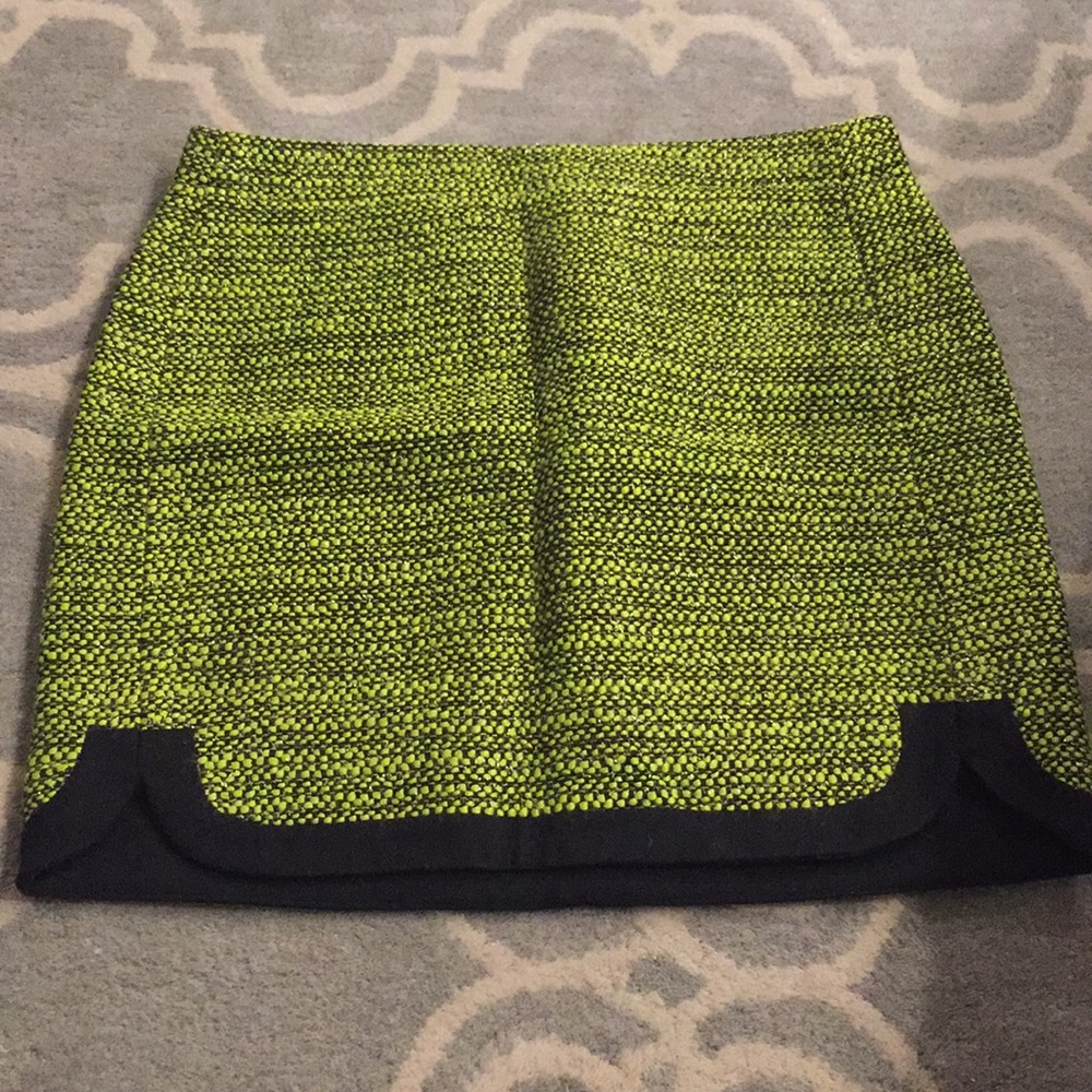 J crew skirt in Lime